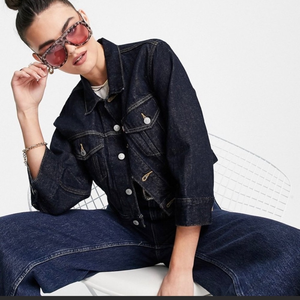 NWT Levi's Cottonzed Hemp Loose Sleeve Trucker Jacket
